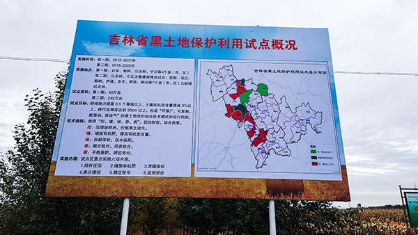 試點區(qū)里的項目概況牌 試點區(qū)里的項目概況牌